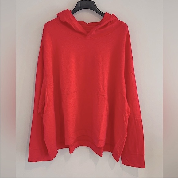 all in motion Tops - 🟢All In Motion, Women’s, Hoodie, Long Sleeve, Cherry Red, Sweatshirt.